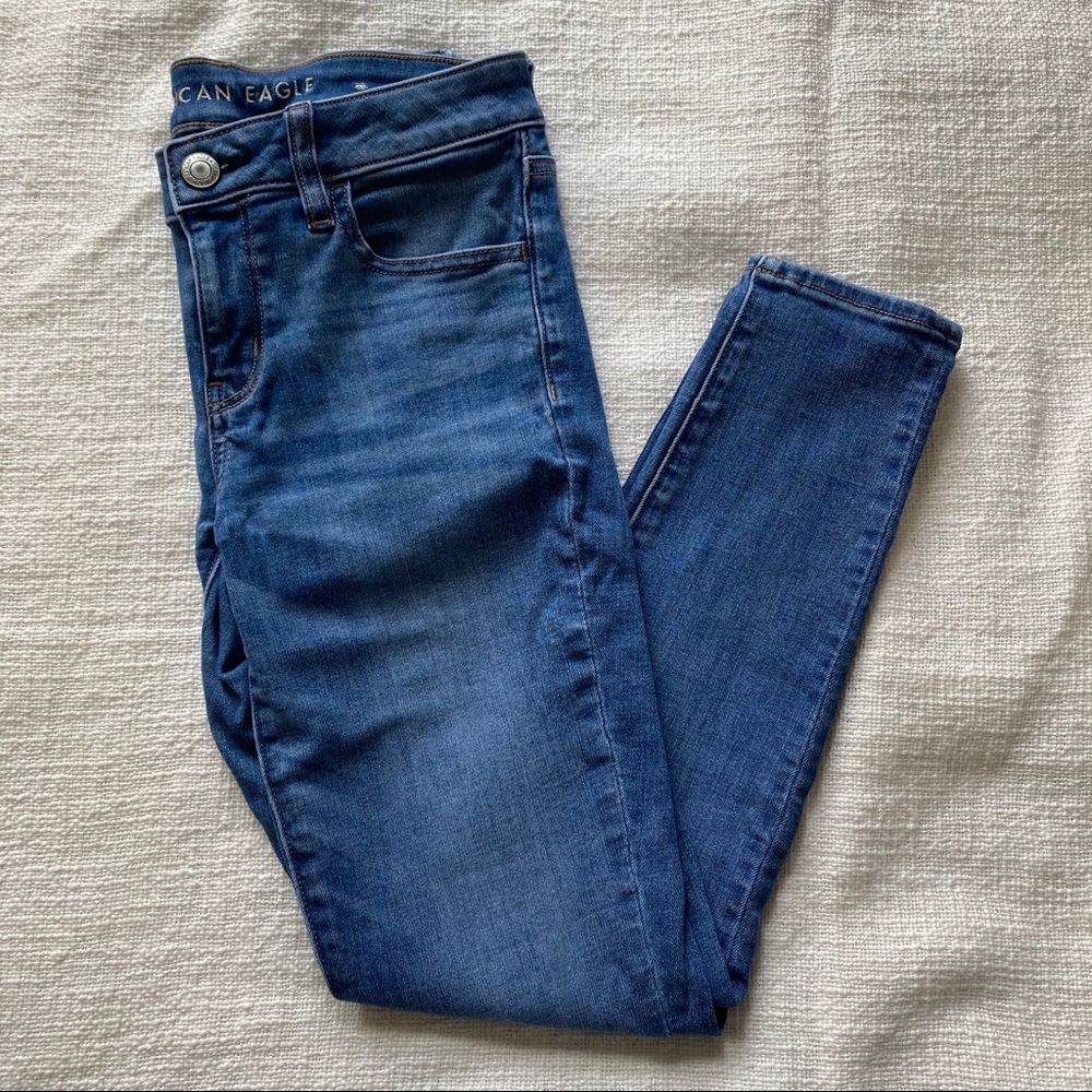 american eagle size 4 short skinny jeans